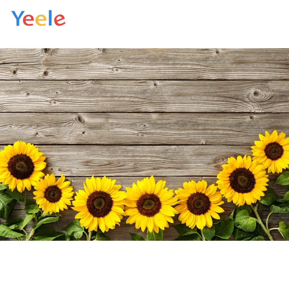 Yeele Wooden Board Sunflowers Planks Portrait Pet Doll Photography Background Photographic Customized Backdrops for Photo Studio
Yeele Wooden Board Sunflowers Planks Portrait Pet Doll Photography Background Photographic Customized Backdrops for Photo Studio