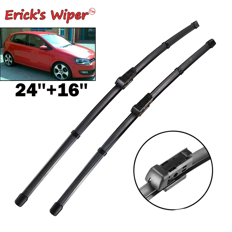 Щетки стеклоочистителя Erick's LHD для VW Polo 6R Hatchback 2009-2017, 24 + 16 дюймов
Щетки стеклоочистителя Erick's LHD для VW Polo 6R Hatchback 2009-2017, 24 + 16 дюймов