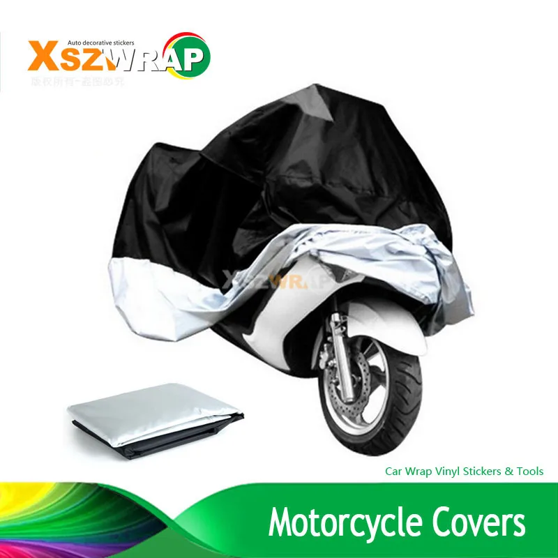 Big Size Universal Car Motorcycle Cover Waterproof Dustproof Scooter Covers UV Snow Resistant PEVA Heavy Racing Bike Cover
Big Size Universal Car Motorcycle Cover Waterproof Dustproof Scooter Covers UV Snow Resistant PEVA Heavy Racing Bike Cover