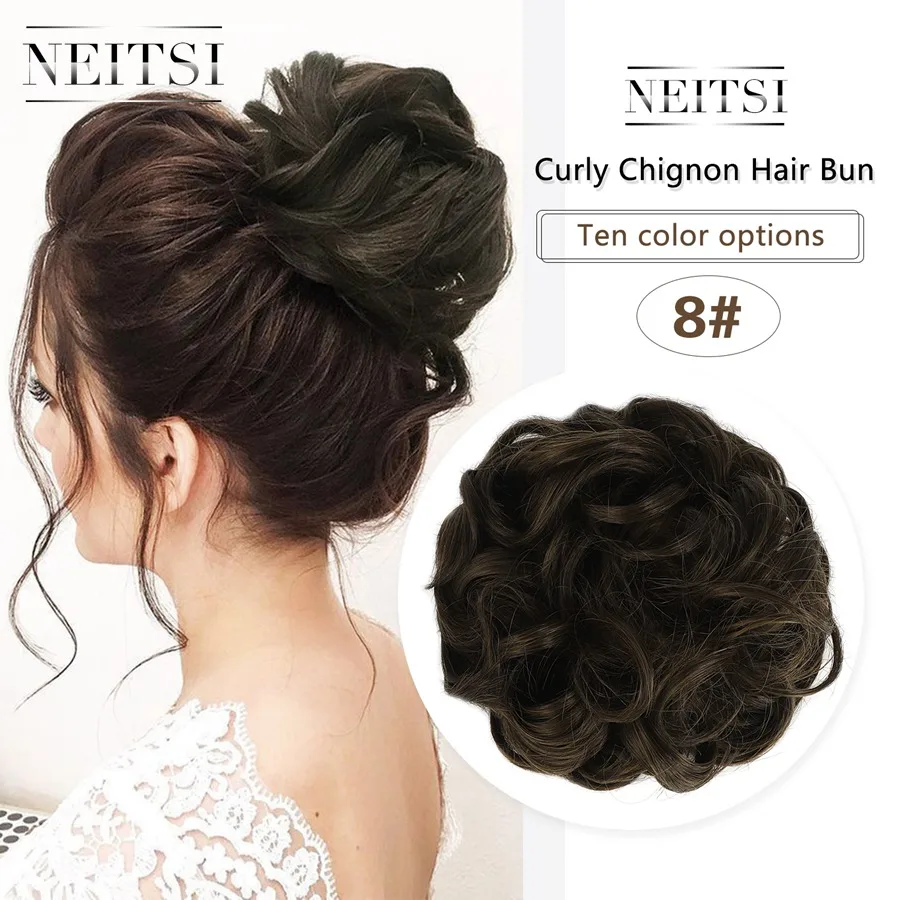 Neitsi Women Curly Chignon Hair Bun for Brides Synthetic High Extensions Ponytail Hair Bundles Hairpieces Hair Buns 8#
Neitsi Women Curly Chignon Hair Bun for Brides Synthetic High Extensions Ponytail Hair Bundles Hairpieces Hair Buns 8#