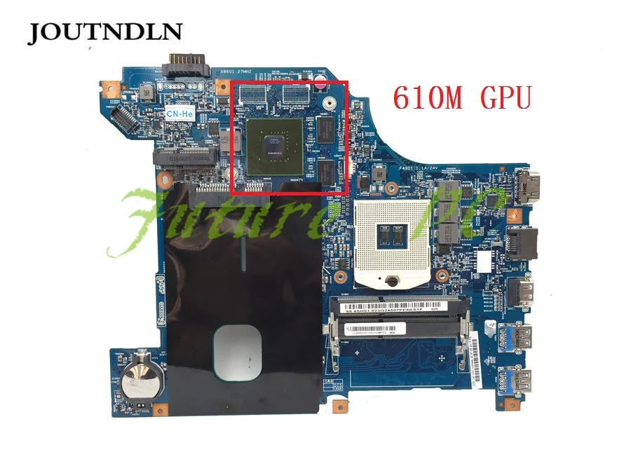 Материнская плата JOUTNDLN для ноутбука Lenovo IdeaPad G580 LG4858 MB 11252 1 48 4sg12. 011 HM76 PGA989 DDR3 W/ 610M