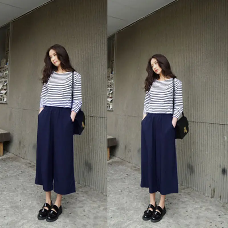 Spring Summer Women Wide Leg Pants With Pocket Chiffon Solid Color High Waist Loose Casual Trouser NYZ Shop
Spring Summer Women Wide Leg Pants With Pocket Chiffon Solid Color High Waist Loose Casual Trouser NYZ Shop