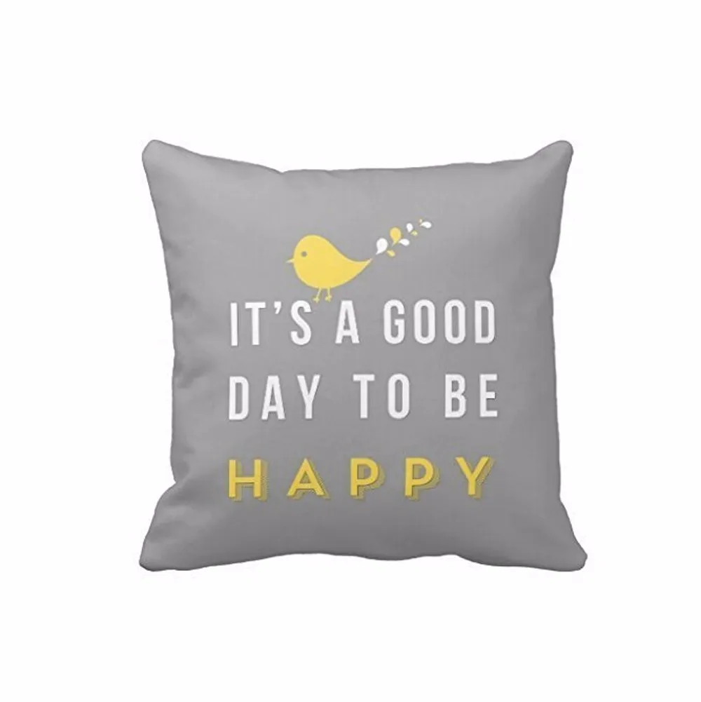 New Super Soft Fabrics Hidden Zipper Design Yellow Bird Letter Square Throw Pillow Case Cushion Cover Home Decor #20
New Super Soft Fabrics Hidden Zipper Design Yellow Bird Letter Square Throw Pillow Case Cushion Cover Home Decor #20