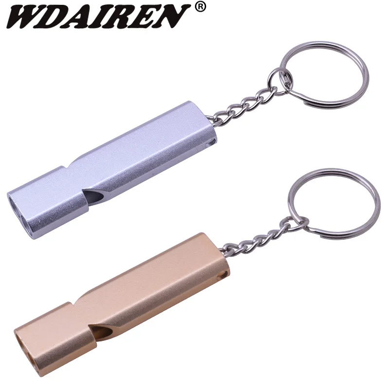 Double Frequency Survival Whistle Gold/Sliver Outdoor Emergency Keychain Aerial Aluminum Alloy Camping Hiking Accessory Tool
Double Frequency Survival Whistle Gold/Sliver Outdoor Emergency Keychain Aerial Aluminum Alloy Camping Hiking Accessory Tool