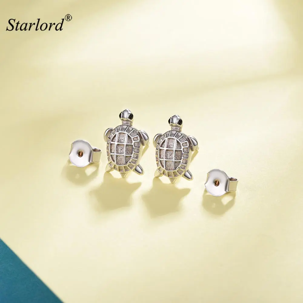 Sea Turtle Stud Earrings 100% Authentic 925 Sterling Silver Animal Jewelry Lovely Turtle Earrings For Women/Girls E6046B
Sea Turtle Stud Earrings 100% Authentic 925 Sterling Silver Animal Jewelry Lovely Turtle Earrings For Women/Girls E6046B