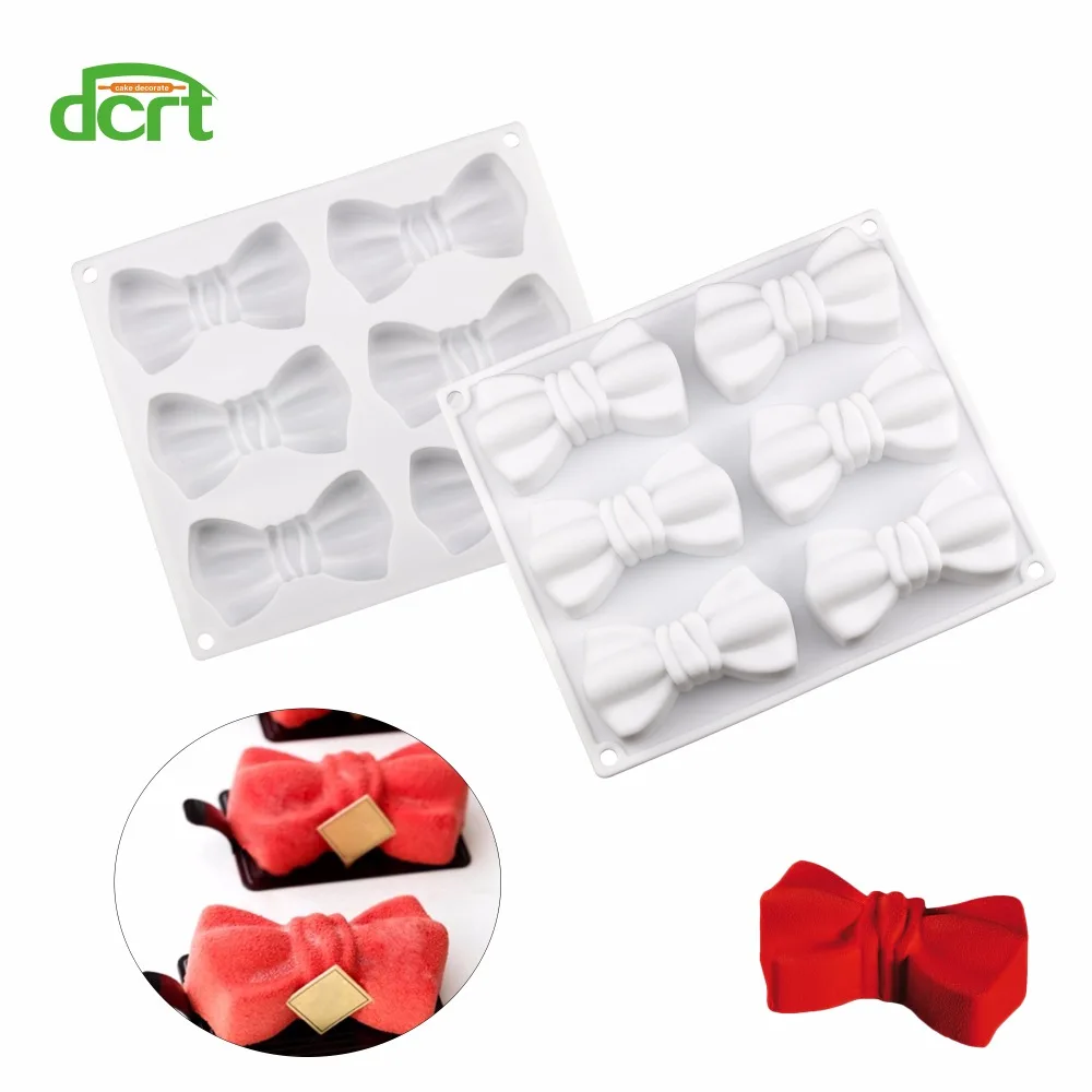 6 Cavities Silicone Bow Shape Cake Mold DIY Soap Mould Dessert Chocolate Candy Mold Cake Decorating Tools
6 Cavities Silicone Bow Shape Cake Mold DIY Soap Mould Dessert Chocolate Candy Mold Cake Decorating Tools
