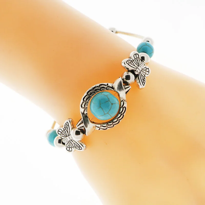 PAGlisten Boho Vintage Turquoises Bracelets for Women Men butterfly Hand Pendant Charm Bracelet Bangle Fashion Jewelry
PAGlisten Boho Vintage Turquoises Bracelets for Women Men butterfly Hand Pendant Charm Bracelet Bangle Fashion Jewelry