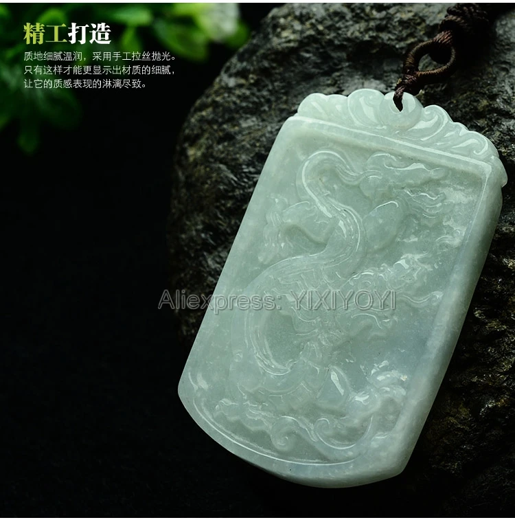 Pretty Handwork Natural Light Green Grade A Jadeite Carved Dragon Lucky Amulet Pendant + Free Necklace Certificate Fine Jewelry
Pretty Handwork Natural Light Green Grade A Jadeite Carved Dragon Lucky Amulet Pendant + Free Necklace Certificate Fine Jewelry