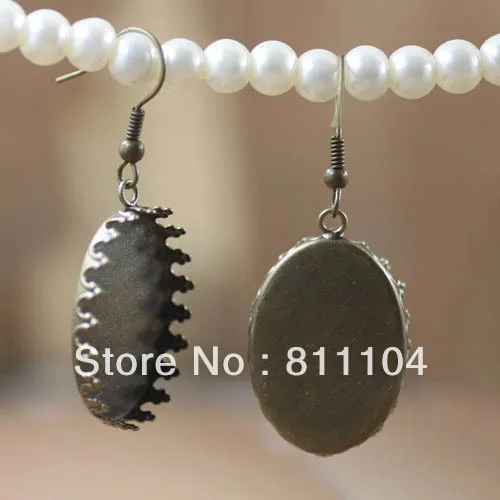 18x25mm Blank Earrings Base Settings Oval Crown bezel Tray Cabochon Ear Clip Hook Earrings Findings Crafts Bronze tone
18x25mm Blank Earrings Base Settings Oval Crown bezel Tray Cabochon Ear Clip Hook Earrings Findings Crafts Bronze tone