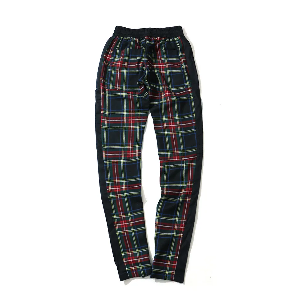 Side Stripe Patchwork Elastic Waist Plaid Pants Men 2019 High Street Leg Opening Zipper Men's Pants Full Length 4Colors
Side Stripe Patchwork Elastic Waist Plaid Pants Men 2019 High Street Leg Opening Zipper Men's Pants Full Length 4Colors