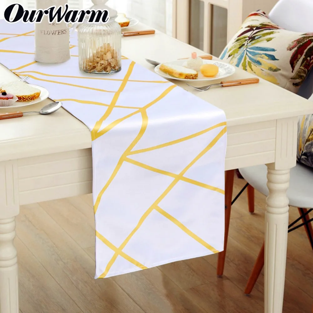 OurWarm Modern Geometric Table Runner Polyester Tablecloth Wedding Party Supply Decoration Elegant Embroidered Bed Table Runner
OurWarm Modern Geometric Table Runner Polyester Tablecloth Wedding Party Supply Decoration Elegant Embroidered Bed Table Runner