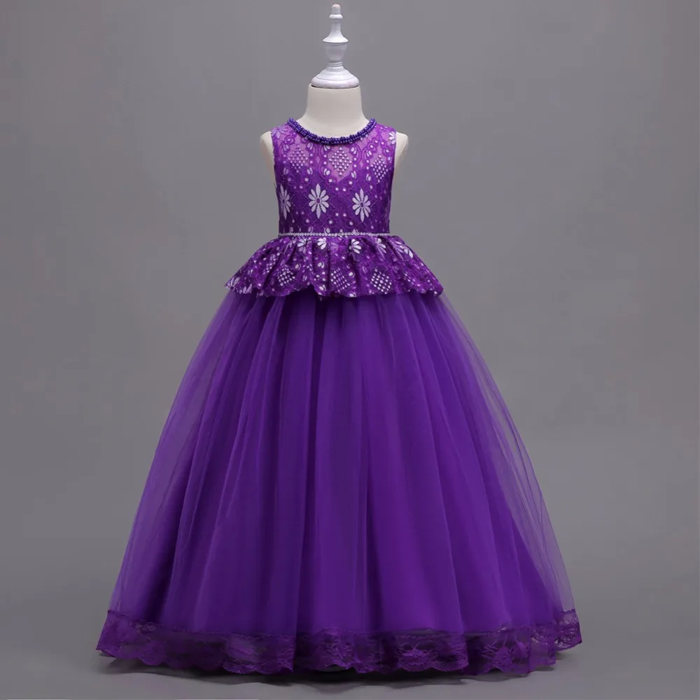 2019 New Pageant Princess Birthday Party Dress Red Blue White Pink Purple Kids Wedding Gowns Girls Evening Dresses Long
2019 New Pageant Princess Birthday Party Dress Red Blue White Pink Purple Kids Wedding Gowns Girls Evening Dresses Long