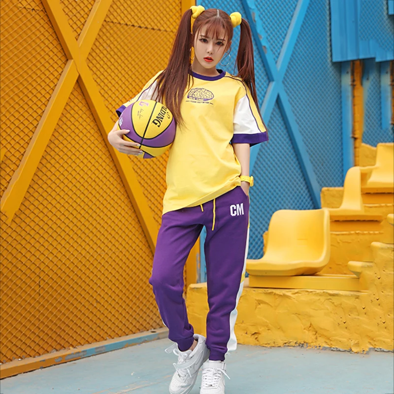Hip Hop Dance Costume Mesh Stitching Jazz Street Dancing Short Sleeve Top Clothes Color Match Embroidery Trousers Outfits DT688
Hip Hop Dance Costume Mesh Stitching Jazz Street Dancing Short Sleeve Top Clothes Color Match Embroidery Trousers Outfits DT688