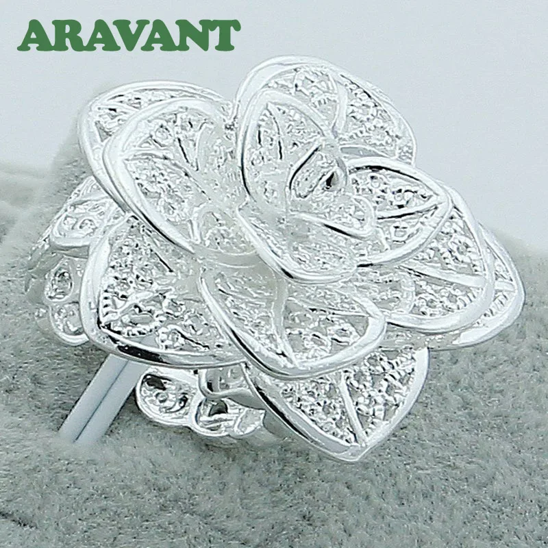 925 Silver Jewelry Flowers Open Adjustable Finger Rings For Women Fashion Jewelry
925 Silver Jewelry Flowers Open Adjustable Finger Rings For Women Fashion Jewelry