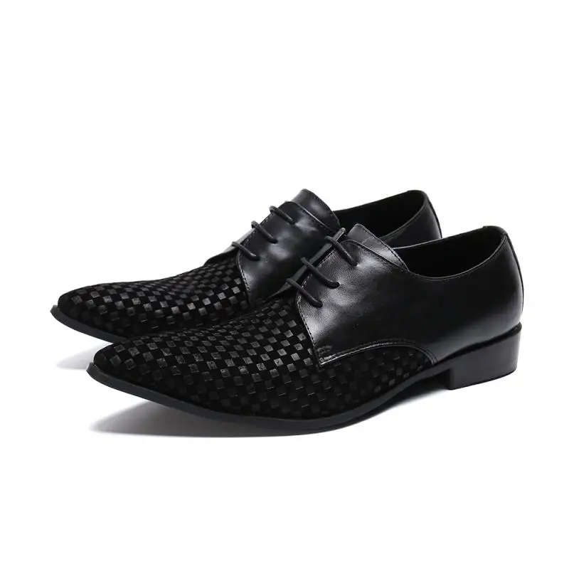 British Style Pointed Toe Men Oxford Shoes Genuine Leather Big Size Men Slip on Shoes Handwork Men Lace Up Formal Shoes
British Style Pointed Toe Men Oxford Shoes Genuine Leather Big Size Men Slip on Shoes Handwork Men Lace Up Formal Shoes