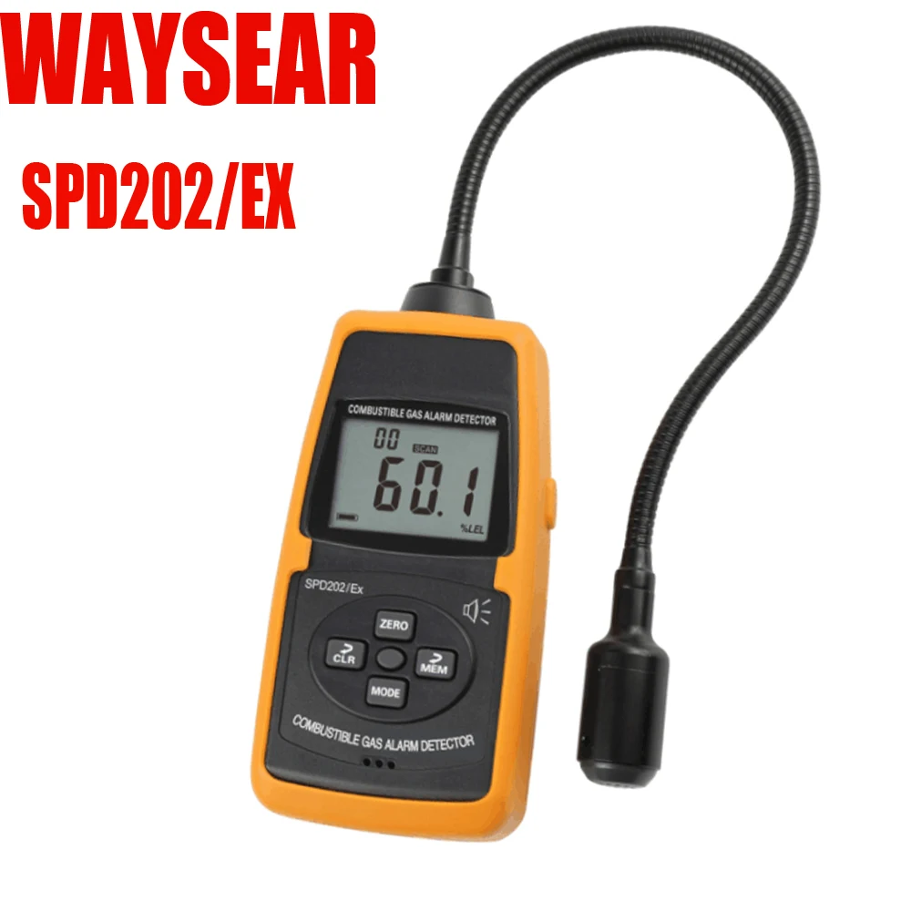 SPD202/EX Combustible gas detector Flammable Gas Leak Detector Digital Combustible Gas Alarm Meter
SPD202/EX Combustible gas detector Flammable Gas Leak Detector Digital Combustible Gas Alarm Meter