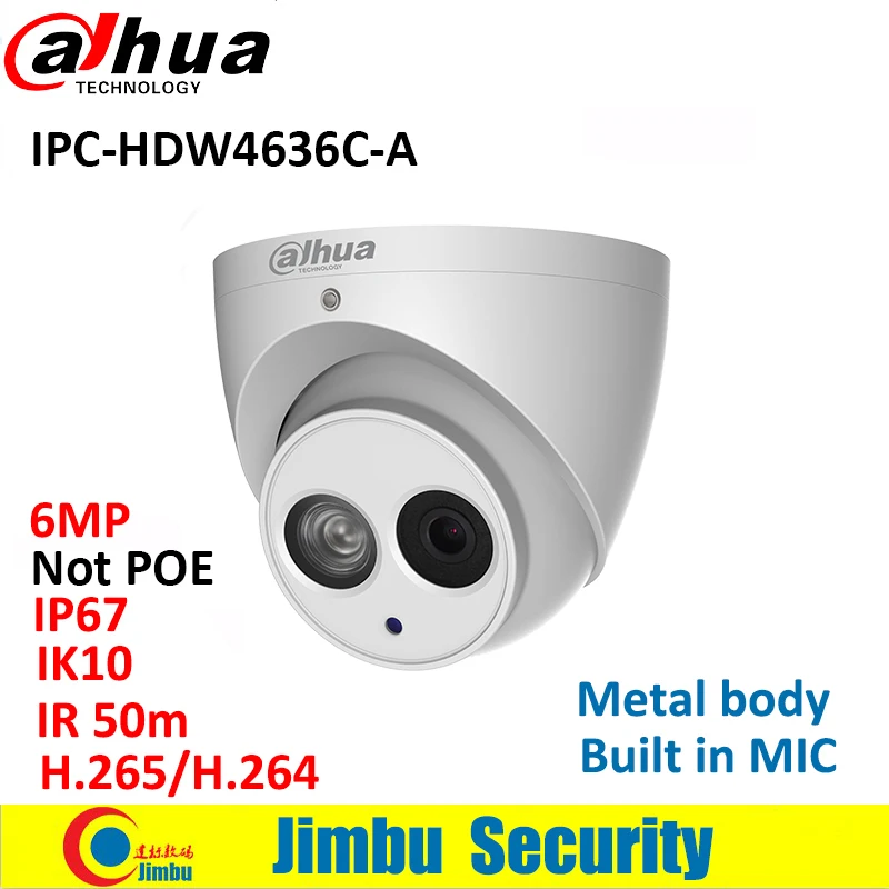 Dahua IP NVR kit 16CH 4K&H.265 video recorder NVR5216-4KS2 & IP camera 6MP h.265 IPC-HDW4636C-A Built-in MIC IR50m IP67
Dahua IP NVR kit 16CH 4K&H.265 video recorder NVR5216-4KS2 & IP camera 6MP h.265 IPC-HDW4636C-A Built-in MIC IR50m IP67