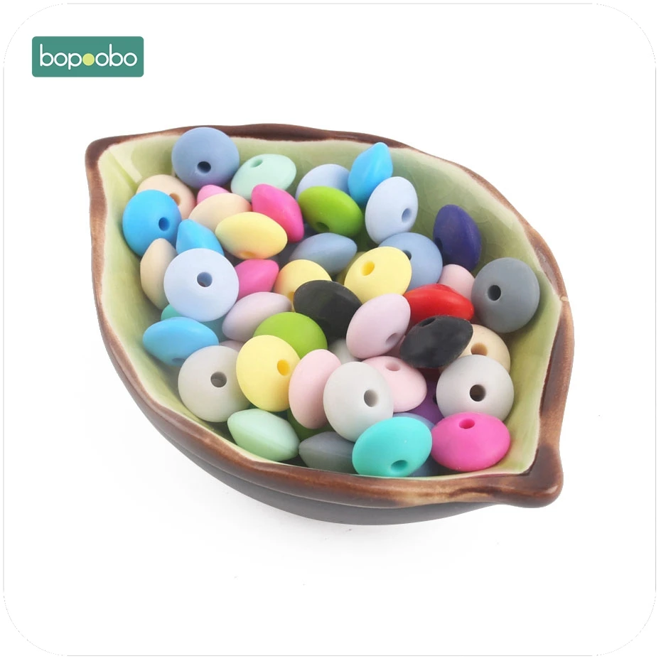 Bopoobo 100pc Baby Teether Silicone Beads Abacus Lentils Soft Pastel Colorful Sensory DIY Crafts Chewable Organic Beads 12mm
Bopoobo 100pc Baby Teether Silicone Beads Abacus Lentils Soft Pastel Colorful Sensory DIY Crafts Chewable Organic Beads 12mm
