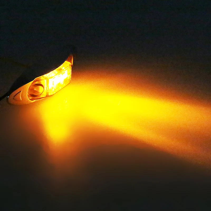 12v 24v white LED Side Marker Light Clearance Lamp 9-30V Car Truck lightsTrailer lamp Tractor Rear lights external Lights
12v 24v white LED Side Marker Light Clearance Lamp 9-30V Car Truck lightsTrailer lamp Tractor Rear lights external Lights