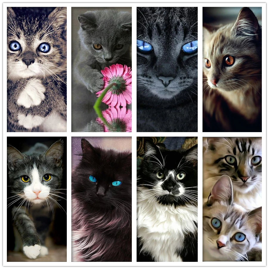 5D DIY Diamond Painting Animal Embroidery Diamond Painting Cross Stitch Rhinestone Mosaic Painting Cute black cat
5D DIY Diamond Painting Animal Embroidery Diamond Painting Cross Stitch Rhinestone Mosaic Painting Cute black cat