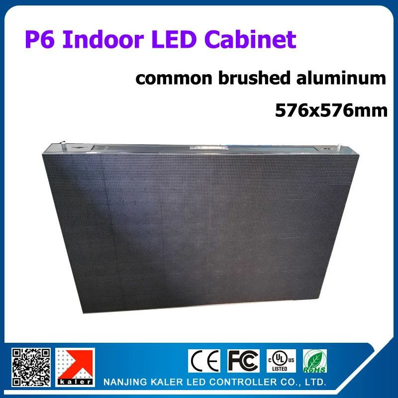 TEEHO New arrival brushed aluminum cabinet p6 led display board 576x576mm indoor led advertsing board for wedding,meeting,show
TEEHO New arrival brushed aluminum cabinet p6 led display board 576x576mm indoor led advertsing board for wedding,meeting,show