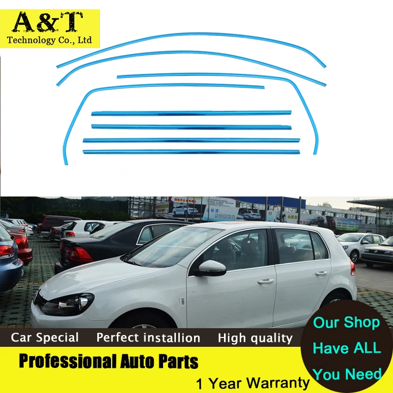 Stainless Steel Full Window Trim Strips For Volkswagen Golf 6 2010 2011 2012 2013 high quality chrome stickers trim car styling
Stainless Steel Full Window Trim Strips For Volkswagen Golf 6 2010 2011 2012 2013 high quality chrome stickers trim car styling