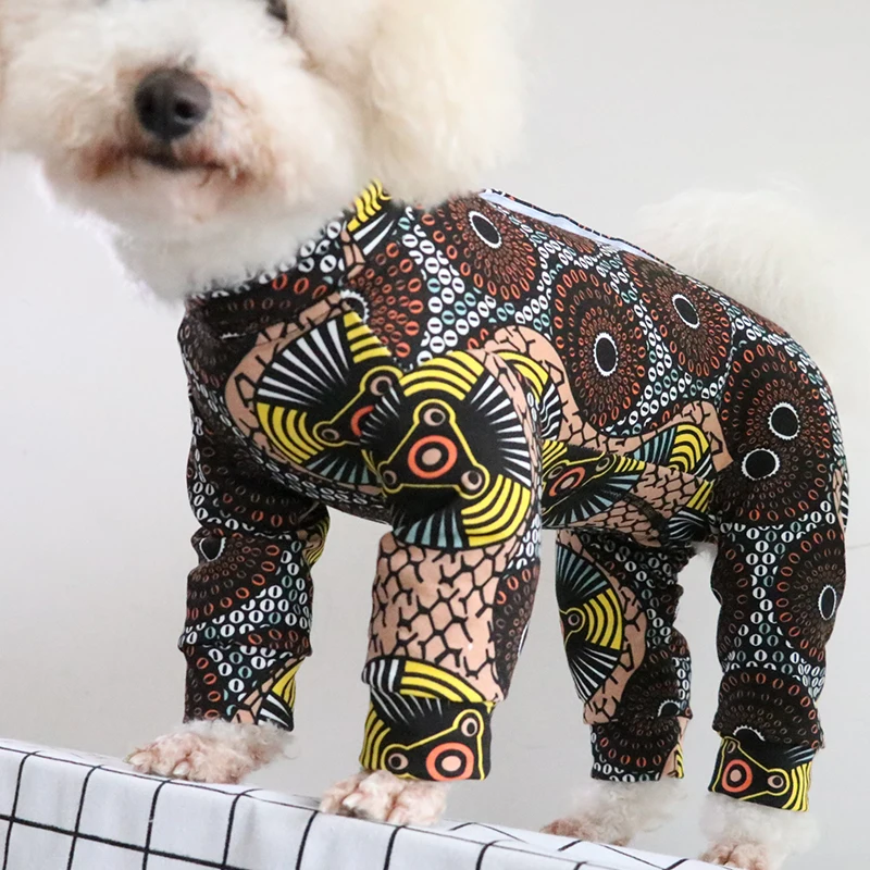 Pet Dog Jumpsuits Thin 100%Cotton Puppy Printed Clothes Long Sleeve Overalls For Small Dogs Protect Belly Pajamas Chihuahua Pug
Pet Dog Jumpsuits Thin 100%Cotton Puppy Printed Clothes Long Sleeve Overalls For Small Dogs Protect Belly Pajamas Chihuahua Pug