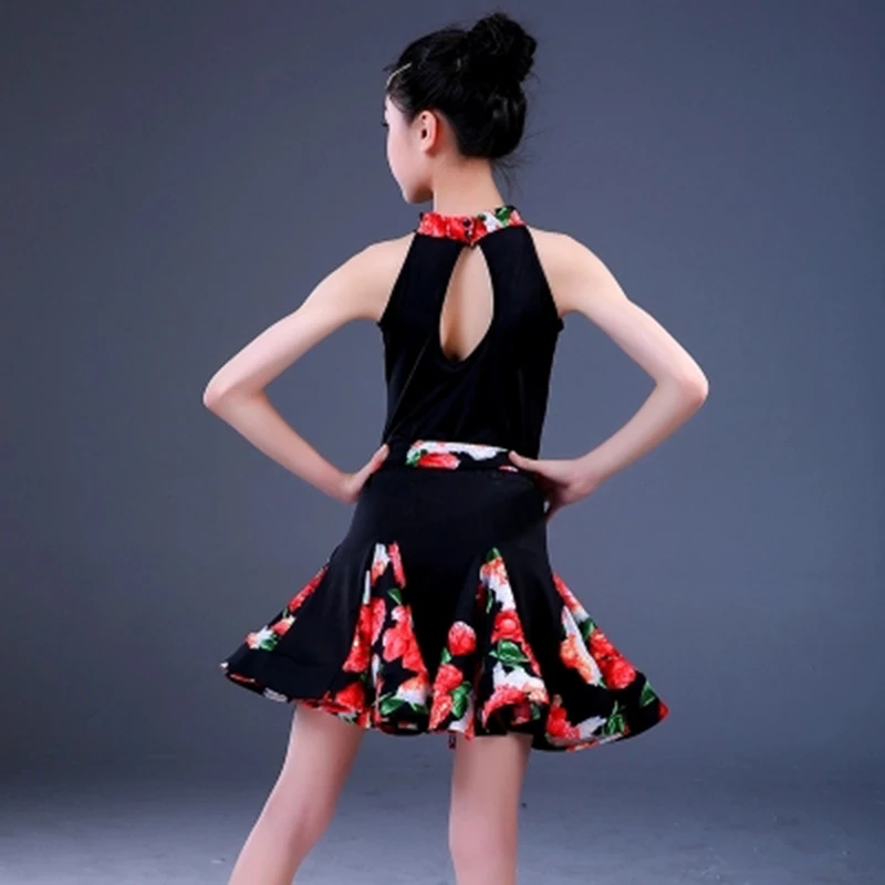 Printing Latin Dance Skirt for Girls Kid Lace Ballroom Rumba Qia Qia Latin Dance Dress Suit Child Sleeveless Leotards with Skirt
Printing Latin Dance Skirt for Girls Kid Lace Ballroom Rumba Qia Qia Latin Dance Dress Suit Child Sleeveless Leotards with Skirt