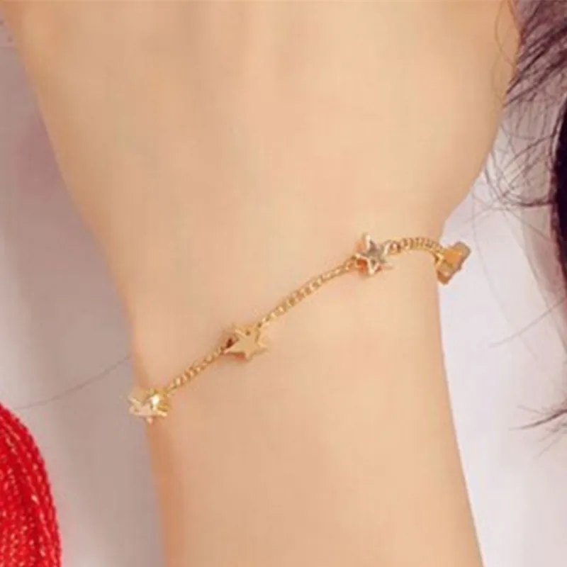 New style retro bracelet accessories easier than love pentagram pentagram detailed heart bracelet wholesale
New style retro bracelet accessories easier than love pentagram pentagram detailed heart bracelet wholesale