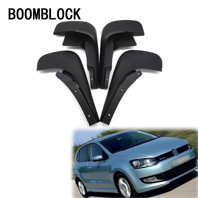BOOMBLOCK 1 комплект автомобильные передние и задние брызговики для Volkswagen VW Polo Mk4 9N3 2005