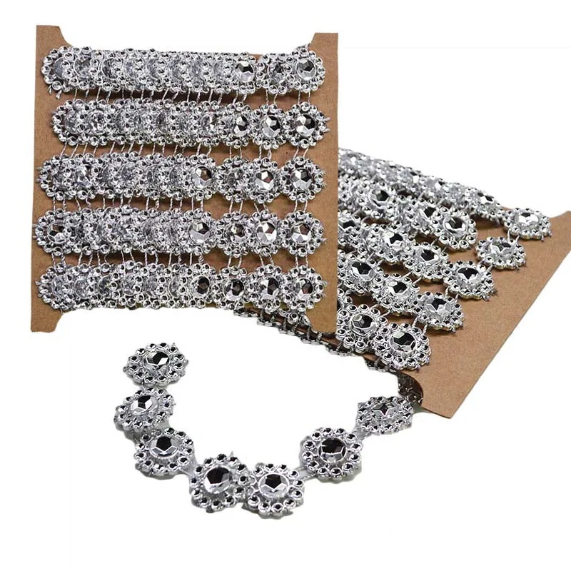 2Yard 15mm Gold Silver Rhinestone Chain Ribbon Trim Apparel Sewing Accessories DIY Supplies Pearl Crystal Chain Party DIY Craft
2Yard 15mm Gold Silver Rhinestone Chain Ribbon Trim Apparel Sewing Accessories DIY Supplies Pearl Crystal Chain Party DIY Craft