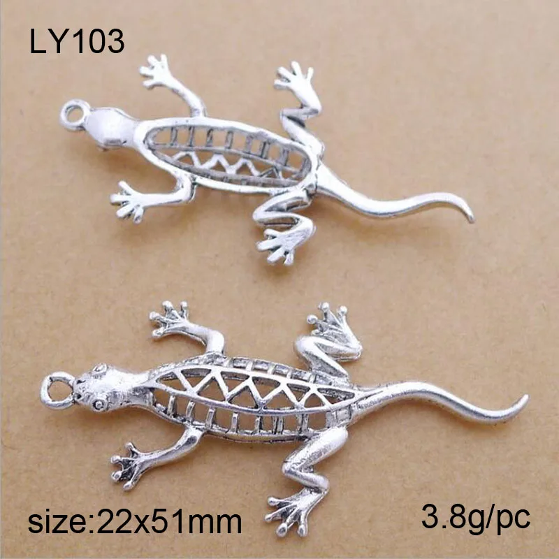 Очаровательное изделие из сплава Gecko, посеребренное покрытие в античном стиле, 25 шт./лот, 22x51 мм, для изготовления ювелирных изделий
Очаровательное изделие из сплава Gecko, посеребренное покрытие в античном стиле, 25 шт./лот, 22x51 мм, для изготовления ювелирных изделий