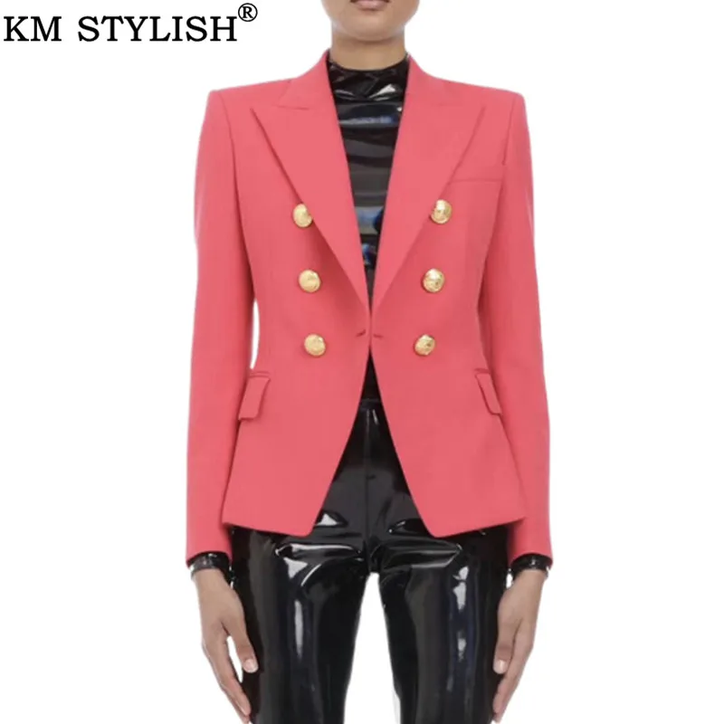 Europe and America Explosion models Women's suits Classic Double-breasted buckle Slim suit Blazer watermelon red
Europe and America Explosion models Women's suits Classic Double-breasted buckle Slim suit Blazer watermelon red