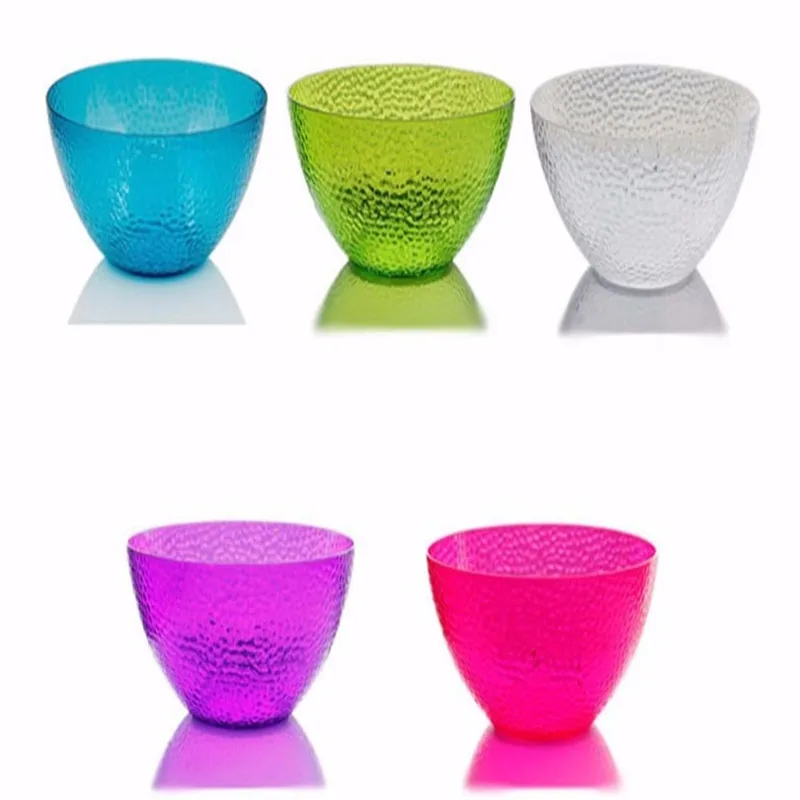 Colorful Big Salad Bowls Bubble Bowl Fast Food Tray ice cream Container 10 inch Diameter 25.5cm Christmas Gift | Дом и сад