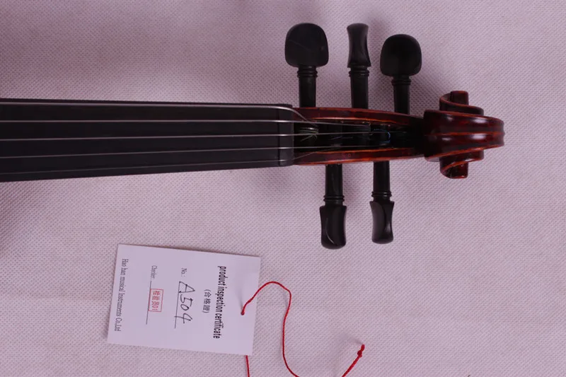 5 string 4/4 Violin Ebony parts Flame Maple Back Antique Varnish Spruce Master Powerful Sound Pro+504#
5 string 4/4 Violin Ebony parts Flame Maple Back Antique Varnish Spruce Master Powerful Sound Pro+504#