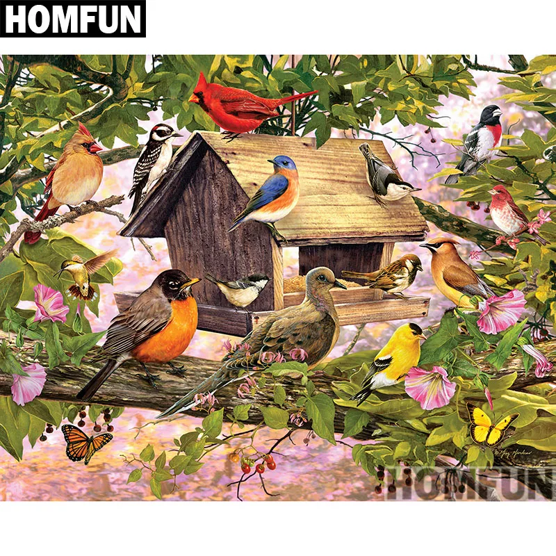 Алмазная живопись HOMFUN A00823, алмазная вышивка с полными квадратными/круглыми стразами 5D «сделай сам», с птицами и животными, 3D декор
Алмазная живопись HOMFUN A00823, алмазная вышивка с полными квадратными/круглыми стразами 5D «сделай сам», с птицами и животными, 3D декор