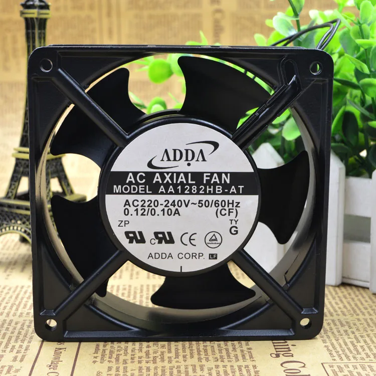 Новый ADDA AA1282HB AT AC 220 230V 50/60Hz 0 12/0.10A (12 см) 120x120x38 мм Сервер площади Вентилятор