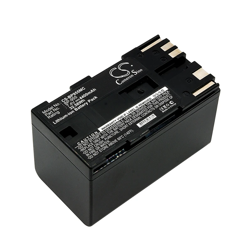 Cameron Sino 4400mah battery for CANON EOS C100 EOS C100 Mark II XL H1A XL1 XL1S GL2 XF100 XF105 BP-955 Camera Battery
Cameron Sino 4400mah battery for CANON EOS C100 EOS C100 Mark II XL H1A XL1 XL1S GL2 XF100 XF105 BP-955 Camera Battery