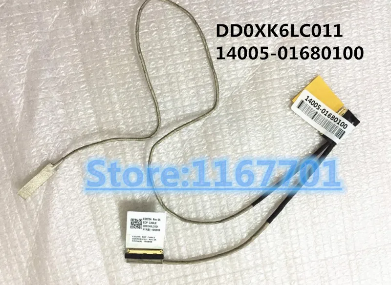 New Original Laptop/notebook LCD/LED/LVDS cable for Asus E202 E202S E202SA EDP DD0XK6LC011 DD0XK6LC021 14005-01680100
New Original Laptop/notebook LCD/LED/LVDS cable for Asus E202 E202S E202SA EDP DD0XK6LC011 DD0XK6LC021 14005-01680100