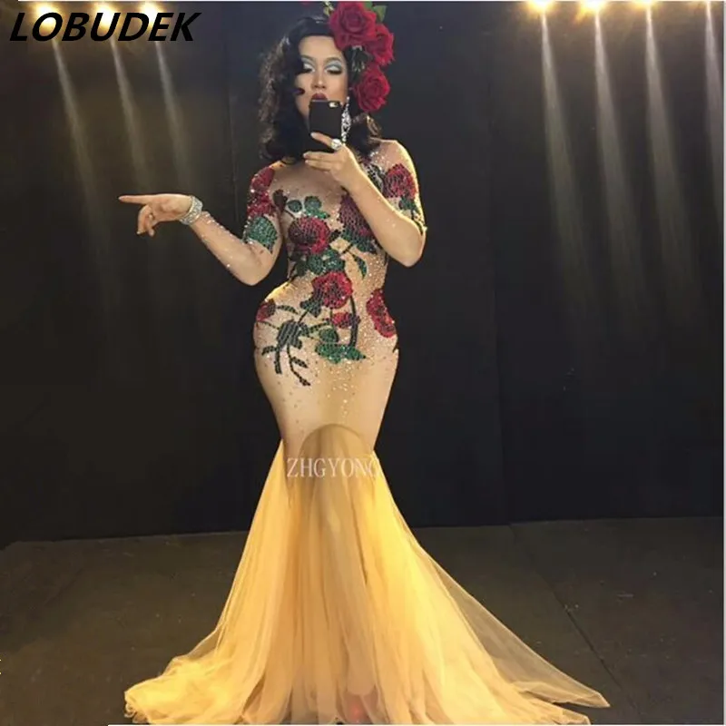 Женский костюм для певицы танца ночного клуба оленя|dress sexy|costume dressdresses sexy dress |