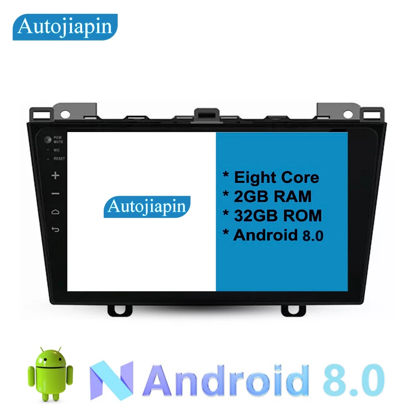 9 "восемь ядер Android 8 0 2G ram 1024*600 Автомобильный gps навигация для MAZDA 5 2011 с стерео