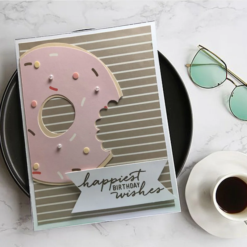 Delicious donut Metal steel Cutting Dies Stencil Craft for DIY Creative Scrapbook Cut Stamps Dies Embossing Paper Craft 1pc
Delicious donut Metal steel Cutting Dies Stencil Craft for DIY Creative Scrapbook Cut Stamps Dies Embossing Paper Craft 1pc