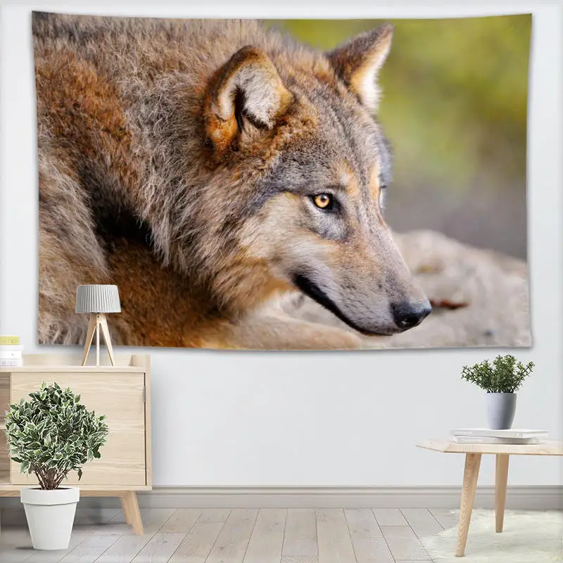 Custom wolf Tapestry Wall Hanging For Party Decorations Art Home Decor Beach Towel Blankets Customized
Custom wolf Tapestry Wall Hanging For Party Decorations Art Home Decor Beach Towel Blankets Customized