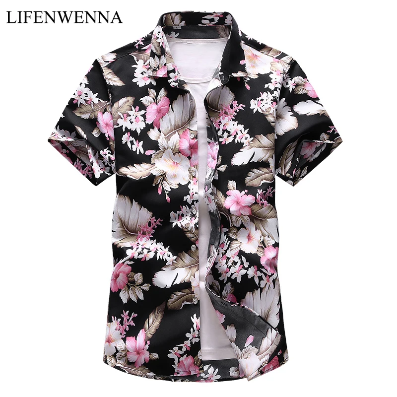 New Summer Fashion Men's Shirt Fashion Print Short Sleeve Floral Shirt Mens Clothes Trend Casual Mens Flower Shirt Plus Size 7XL
New Summer Fashion Men's Shirt Fashion Print Short Sleeve Floral Shirt Mens Clothes Trend Casual Mens Flower Shirt Plus Size 7XL