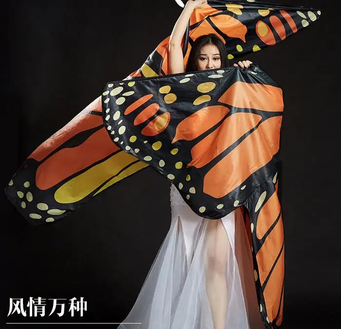 2021 Performance Women Dancewear Stage Props Polyester Cape Cloak Dance Fairy Wing Butterfly Wings for Belly Dance *new*
2021 Performance Women Dancewear Stage Props Polyester Cape Cloak Dance Fairy Wing Butterfly Wings for Belly Dance *new*