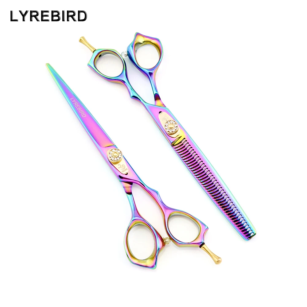 Professional Hair Scissors Pet dog Grooming Scissors 7 INCH Rainbow Hair Shears Thinning Scissors Lyrebird HIGH CLASS NEW
Professional Hair Scissors Pet dog Grooming Scissors 7 INCH Rainbow Hair Shears Thinning Scissors Lyrebird HIGH CLASS NEW