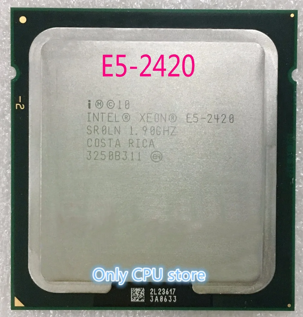 Бесплатная доставка XEON E5 2420 E52420 SR0LN 1 9G/15M/шесть ядерных настольных процессоров