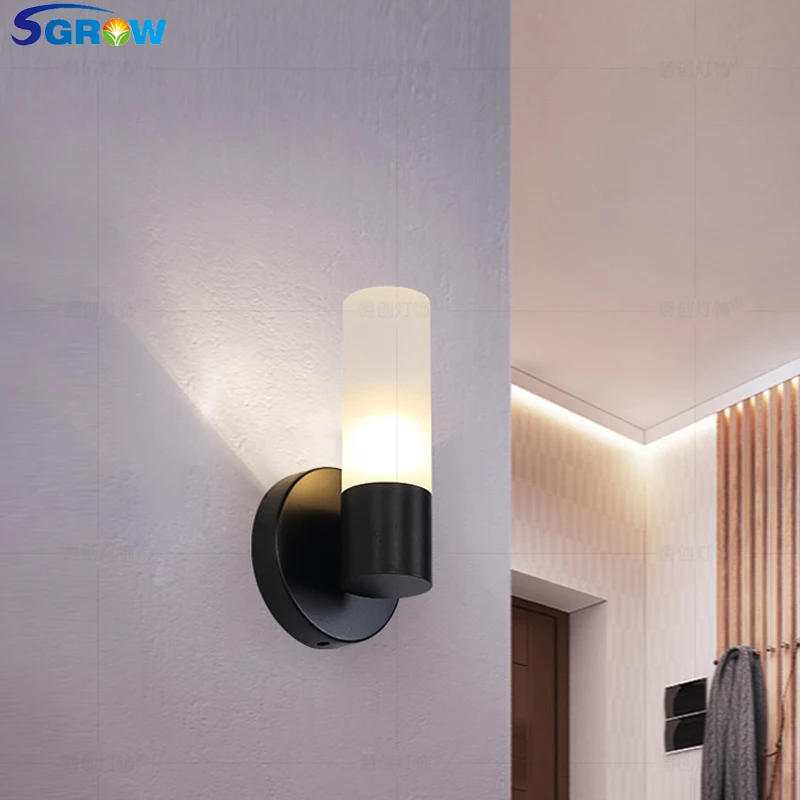 SGROW Industrial Acrylic Wall Led Lamp Light Fixtures for Bedroom Living Room Dinning Room Stairs with E27 Bulb Indoor Lighting
SGROW Industrial Acrylic Wall Led Lamp Light Fixtures for Bedroom Living Room Dinning Room Stairs with E27 Bulb Indoor Lighting