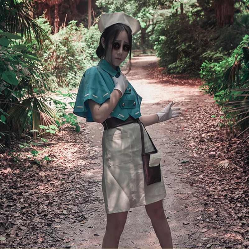 Cosplay Costumes Set Game Identity V Cos Service Air Force Gardener Blind Woman Doctor Woods Cosplay Dress+Cloak+Cap+Belt,SC2
Cosplay Costumes Set Game Identity V Cos Service Air Force Gardener Blind Woman Doctor Woods Cosplay Dress+Cloak+Cap+Belt,SC2
