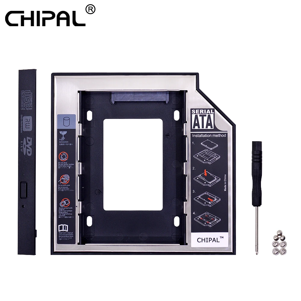 Корпус CHIPAL для второго жесткого диска 12 7 мм SATA 3 0 2 5 дюйма 10 шт. | Компьютеры и офис